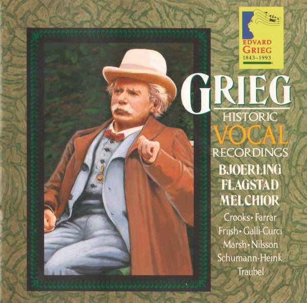 Edvard Grieg - Historic Vocal Recordings - Used CD