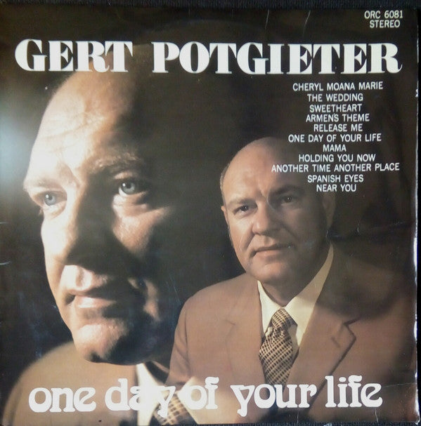 Gert Potgieter - One Day Of Your Life - Used Vinyl Record