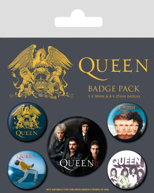 Queen - Button Badge Set - Badges