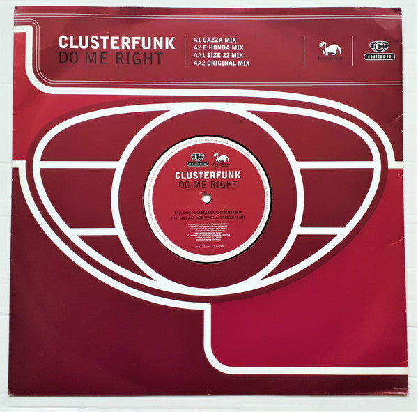Clusterfunk - Do Me Right - Used Vinyl Record 12"