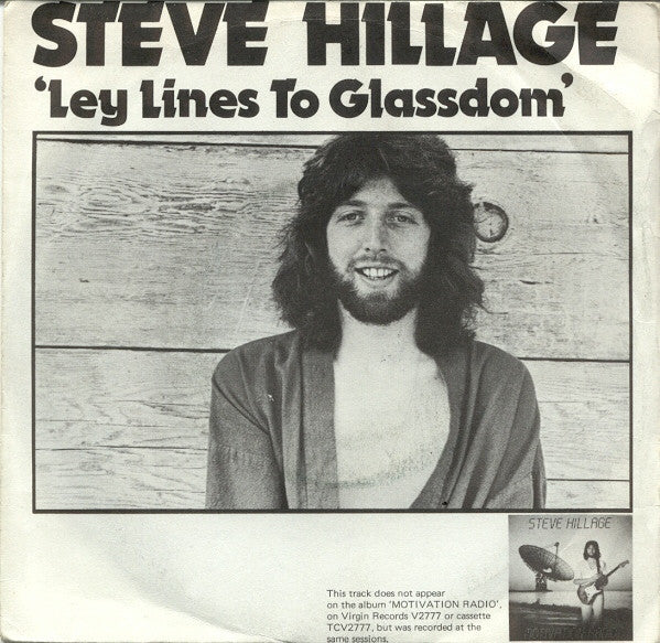 Steve Hillage - Ley Lines To Glassdom / Lies - Used Vinyl Record 7"