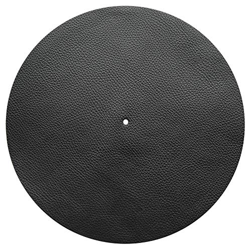 AUDIO ANATOMY - Slipmat Leather - Black - Diameter: 295 Mm - Thickness