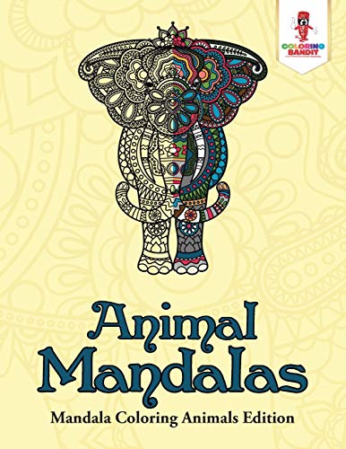 Coloring Bandit - Animal Mandalas Mandala Coloring Animals Edition -