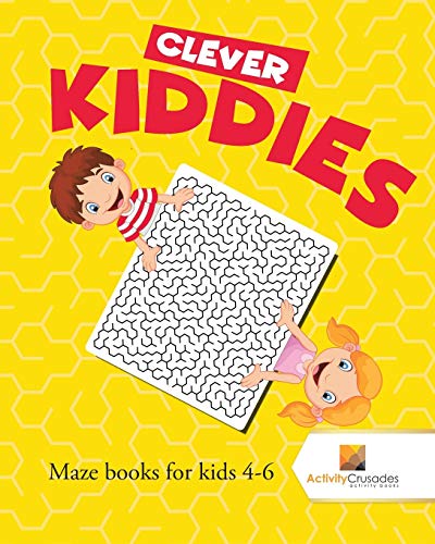 Activity Crusades - Clever Kiddies Maze Books for Kids 4-6 - New pap