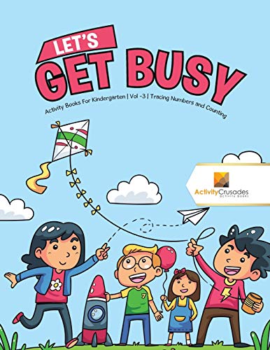 Activity Crusades - Let's Get Busy Activity Books For Kindergarten ,