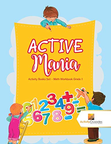 Activity Crusades - ACTIVE Mania Activity Books Set - Math Workbook