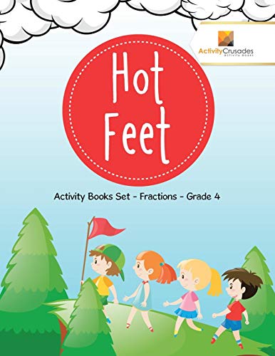 Activity Crusades - Hot Feet Activity Books Set - Fractions - Grade