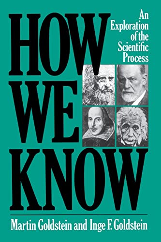 Goldstein - How We Know PB - New paperback or softback