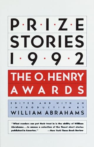 Abrahams - Prize Stories 1992: The O. Henry Awards - New paperback or