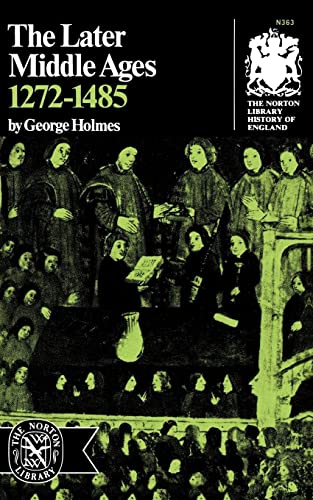 Holmes - Later Middle Ages, 1272-1485 - New paperback or softback