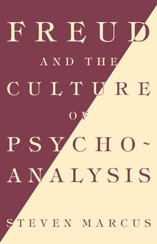 Marcus - Freud and the Culture of Psychoanalysis - New paperback or so