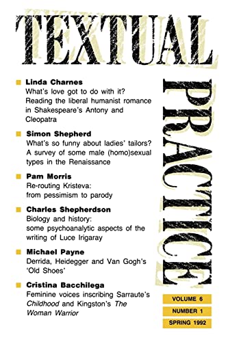 Hawkes - Textual Practice Volume 6, Issue 1 - New paperback or softb