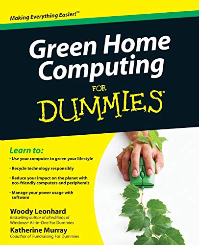 Leonhard - Green Home Computing for Dummies - New paperback or softbac