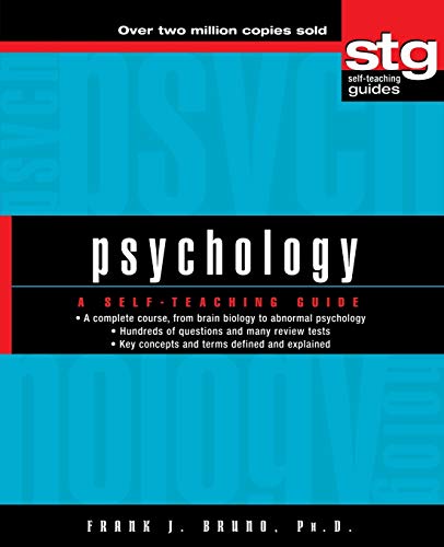 Bruno - Psychology A Self-Teaching Guide - New paperback or softback