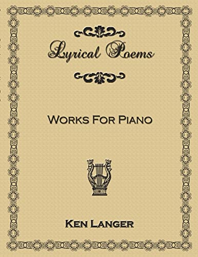 Langer - Lyrical Poems Works For Piano - New paperback or softback