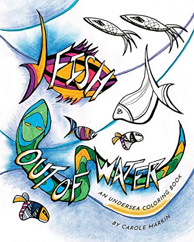 Markin - Fish Out of Water: An Undersea Coloring Book - New paperback