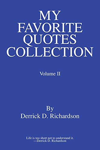 Richardson - My Favorite Quotes Collection: Volume Ii - New paperback