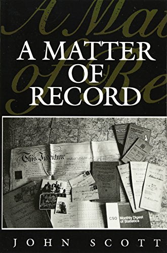 Scott - A Matter of Record - New paperback or softback
