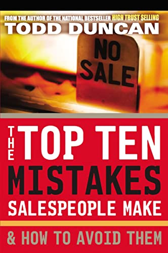 Duncan - Top Ten Mistakes Salespeople Make & How to Avoid Them - New p