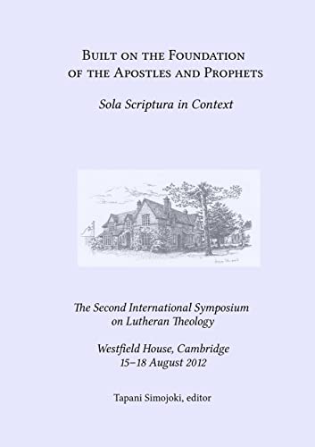 Simojoki - Built on the Foundation of the Apostles and Prophets - New