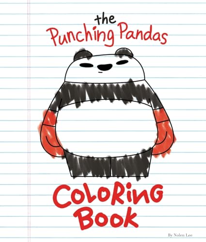 L - Punching Pandas Coloring Book - New paperback or softback