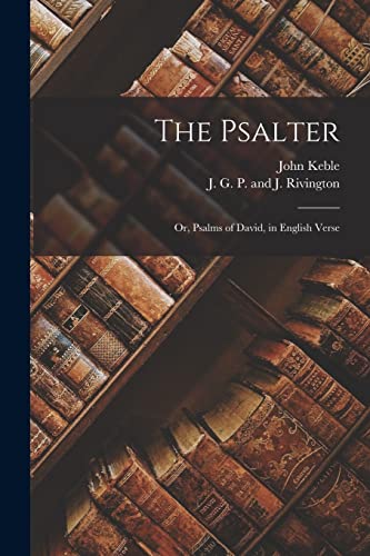 Kebl - Psalter; or, Psalms of David, in English Verse - New paperback