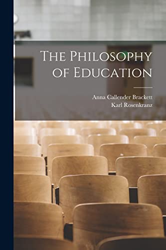 Brackett - Philosophy of Education - New paperback or softback