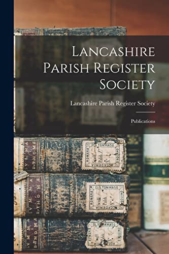 Parish Register Soci - Publications - New paperback or softback