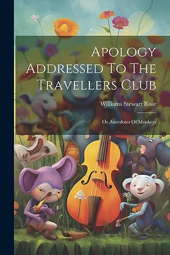 Ros - Apology Addressed To The Travellers Club: Or Anecdotes Of Monkey