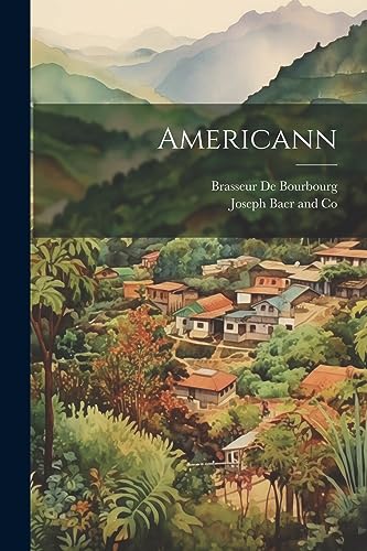 De Bourbourg - Americann - New paperback or softback