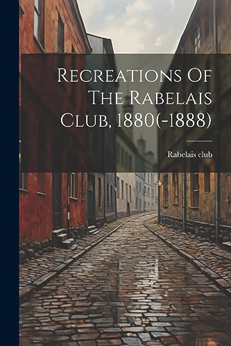 club - Recreations Of The , 1880(-1888) - New paperback or softback