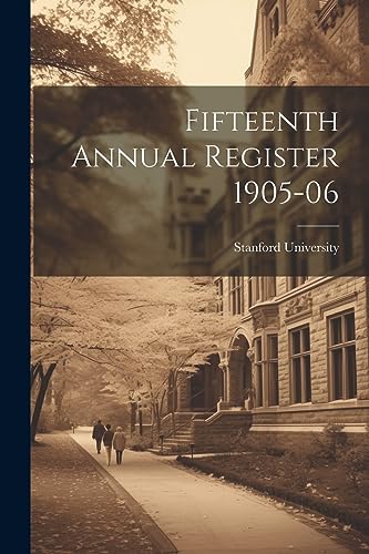 University - Fifteenth Annual Register 1905-06 - New paperback or soft
