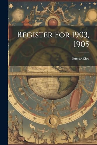 Rico - Register For 1903, 1905 - New paperback or softback