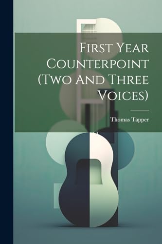 apper - First Year Counterpoint (two And Three Voices) - New paperback