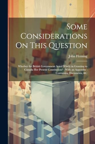 Fleming - Some Considerations On This Question: Whether the British Go