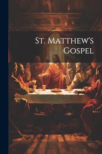 Anonymous - St. Matthew's Gospel - New paperback or softback