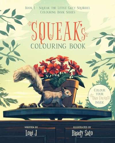 J - Squeak's Colouring Book - New paperback or softback