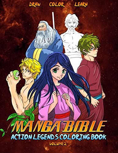 Ortiz - Manga Bible Action Legends Vol 2: Coloring Book - New paperbac
