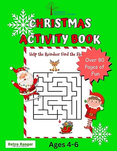 Murphy - Hidden Hollow Tales Christmas Activity Book Ages 4 to 6 - New