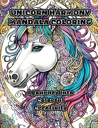 ColorZen - Unicorn Harmony Mandala Coloring: A Journey into Colorful C