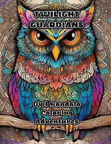 ColorZen - Twilight Guardians: Owl Mandala Coloring Adventures - New p