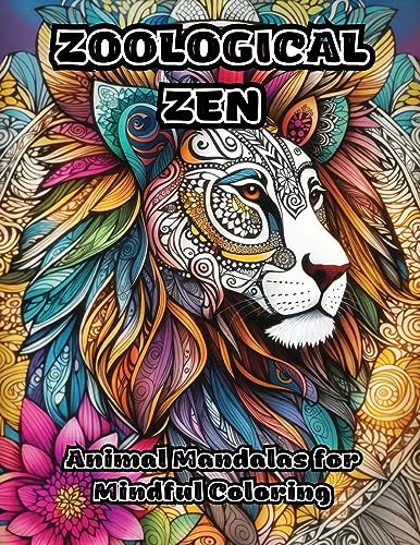 ColorZen - Zoological Zen: Animal Mandalas for Mindful Coloring - New