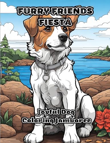 ColorZen - Furry Friends Fiesta: Joyful Dog Coloring Jamboree - New pa