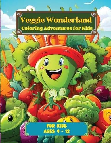 Hazra - Veggie Wonderlnd: Coloring dventures for Kids - New paperback