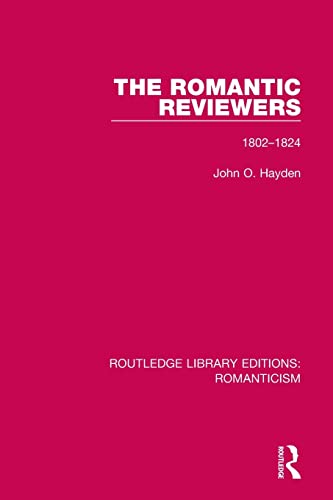 Hayden - Romantic Reviewers 1802-1824 - New paperback or softback