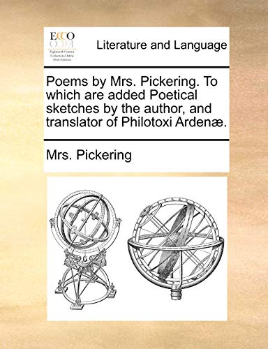 Pickering - Poems by . To which are added Poetical sketches by the au