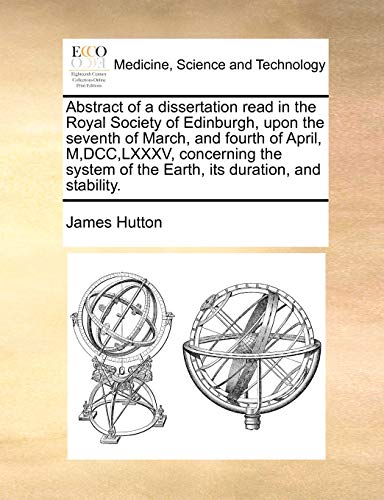 Hutton - Abstract of a dissertation read in the Royal Society of Edinb