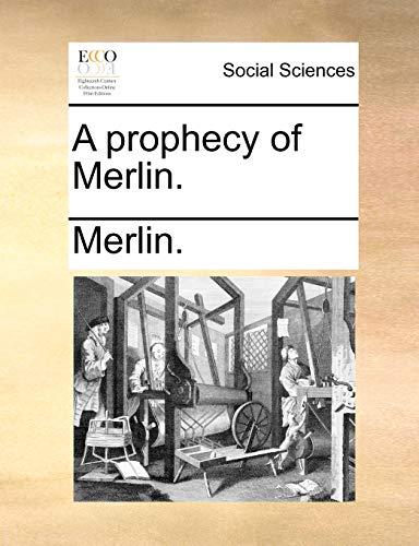 Merlin. - A prophecy of - New paperback or softback