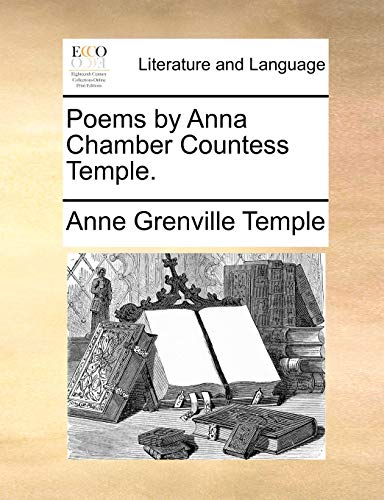 mpl - Poems by Anna Chamber Countess . - New paperback or softback
