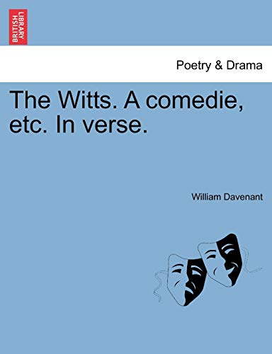 Davenant - Witts. A comedie, etc. In verse. - New paperback or softbac